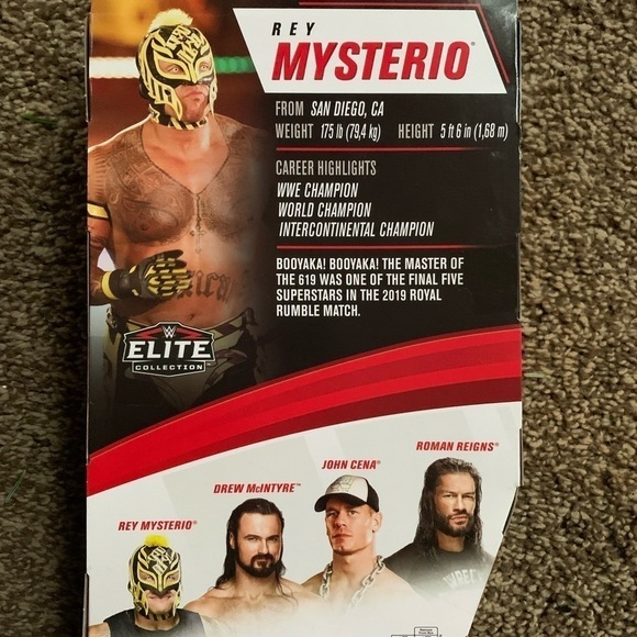WWE Mattel Top Picks True FX Elite Collection Rey Mysterio - Picture 2 of 2